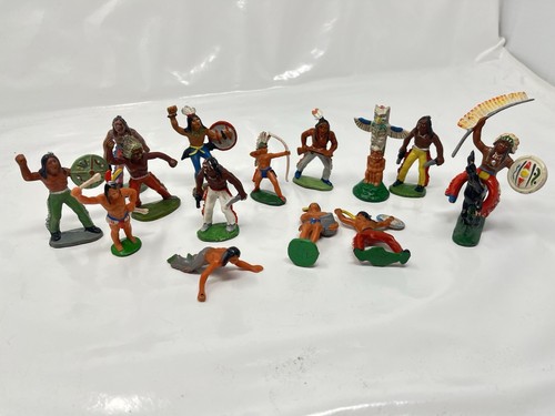 Indianer figuren elastolin - indianer,