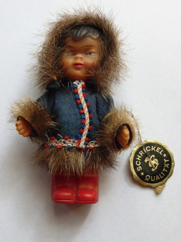 Alte echtfell eskimo - alte, miniatur