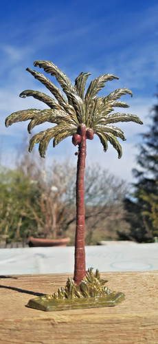 Uralt blei zinn - zinn, palme