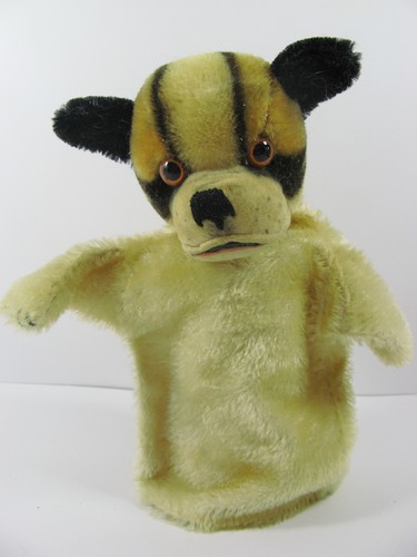 Handpuppe hund sehr alt - handpuppe,