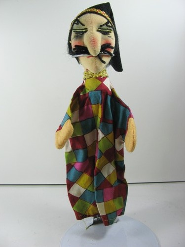 Handpuppe zauberer stoff - handpuppe,