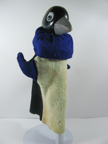 Handpuppe pinguin bespielt - handpuppe,
