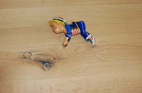 Blechspielzeug lehmann figur - blechspielzeug,